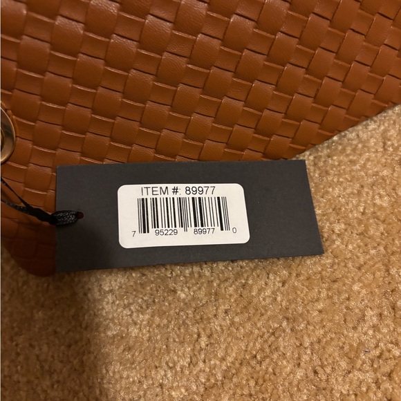 Brown Woven Clutch Purse - Picture 5 of 10